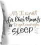 Queence Sierkussen SLEEP FOR CHRISTMAS Kussenovertrek zonder vulling(1 stuk) - Thumbnail 2