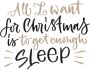 Queence Sierkussen SLEEP FOR CHRISTMAS Kussenovertrek zonder vulling(1 stuk) - Thumbnail 3