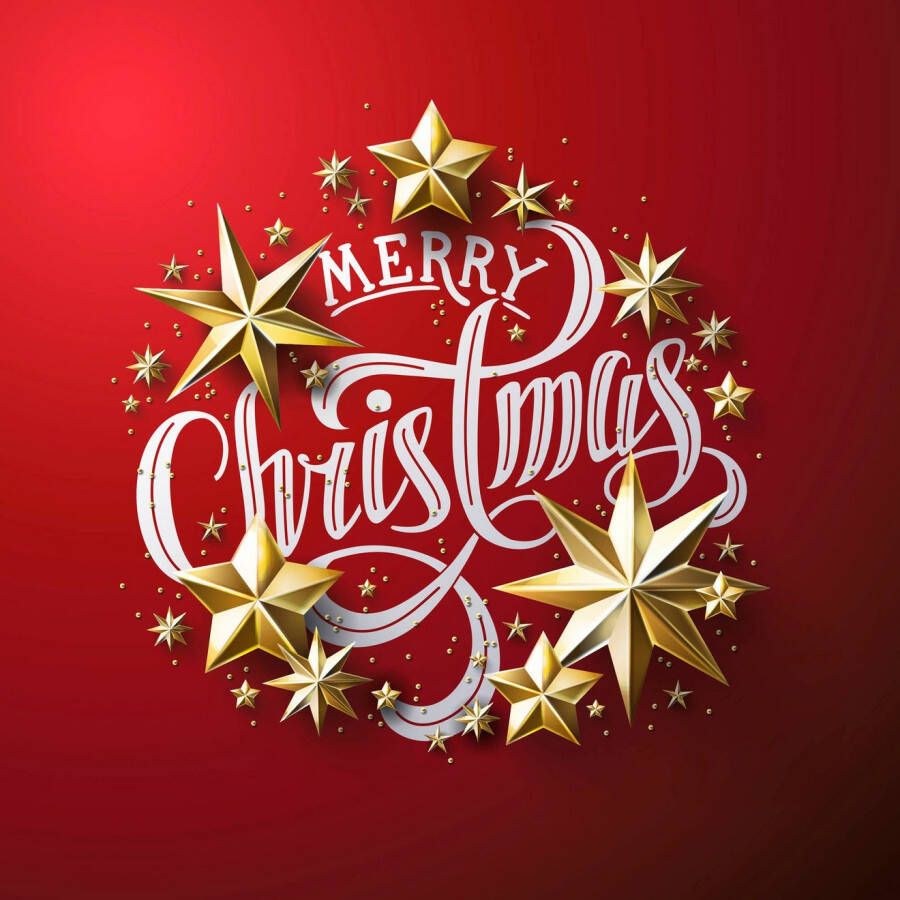 queence Sierkussen Stars Kussenhoes Vrolijk Kerstfeest rood kerst feestelijk uitspraak (1 stuk)