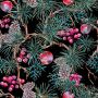 Queence Sierkussen Under the Mistletoe Kussenhoes mistletoe kerst feestelijk groene motief winterachtig (1 stuk) - Thumbnail 4