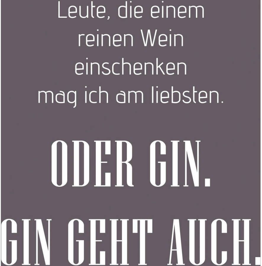 queence Sierkussen Wijn & gin met opschrift kussenovertrek zonder vulling(1 stuk)