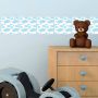 Queence Tegelsticker Wolken Stickertegels zelfklevend stickers 12-delige set - Thumbnail 2