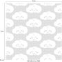 Queence Tegelsticker Wolken Stickertegels zelfklevend stickers 12-delige set - Thumbnail 3