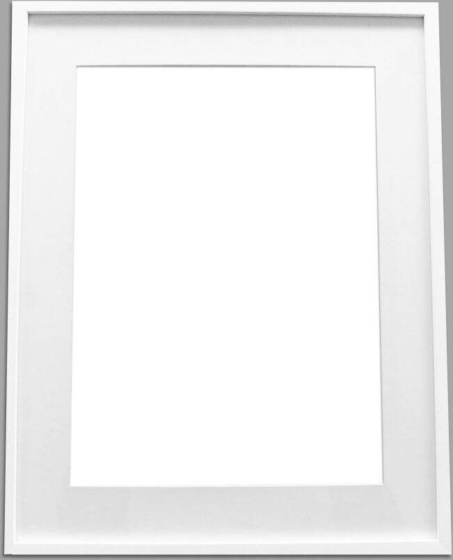 queence Wanddecoratie Baltasar HD premium posterdruk incl. houten lijst (1 stuk)