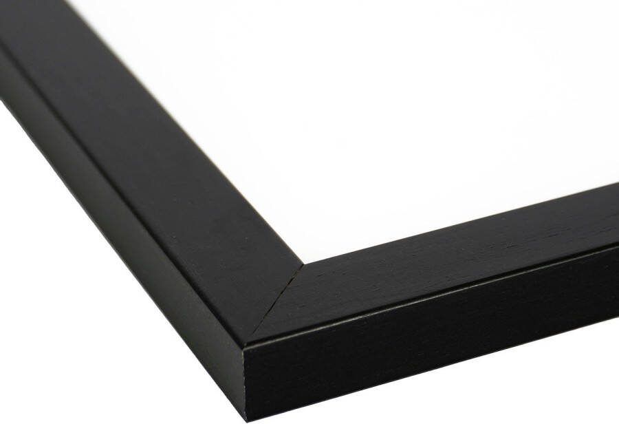 queence Wanddecoratie Baltasar HD premium posterdruk incl. houten lijst (1 stuk)