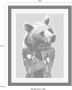 Queence Wanddecoratie Beer HD premium posterdruk incl. houten lijst - Thumbnail 3