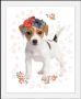 Queence Wanddecoratie Bloemenhond (1 stuk) - Thumbnail 2