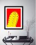 Queence Wanddecoratie Cactus HD premium posterdruk incl. houten lijst - Thumbnail 2