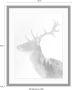 Queence Wanddecoratie Edelhert HD premium posterdruk incl. houten lijst - Thumbnail 3