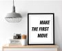 Queence Wanddecoratie First Move HD premium posterdruk incl. houten lijst - Thumbnail 2