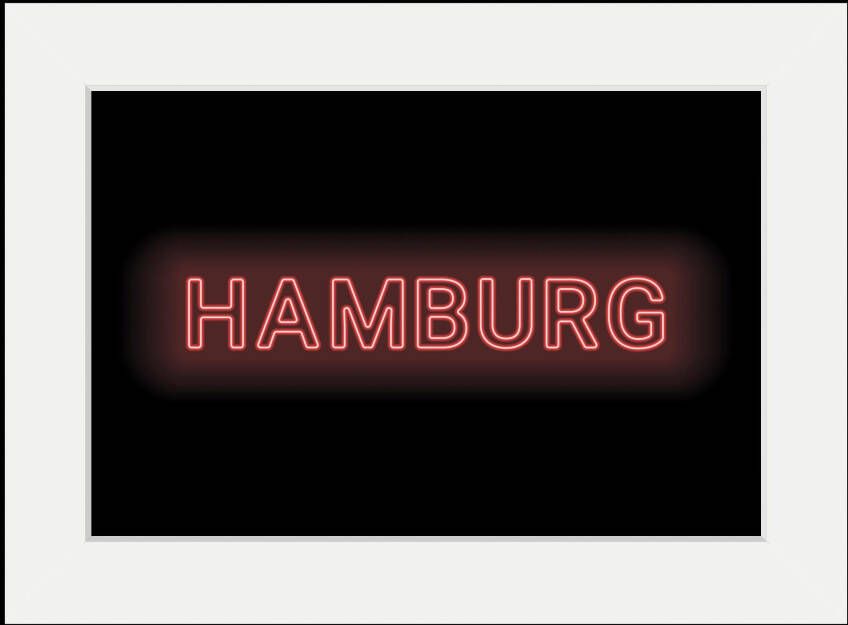 queence Wanddecoratie Hamburg LIGHTS (1 stuk)