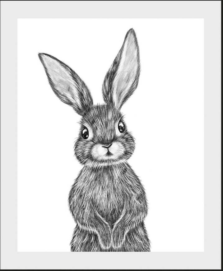 queence Wanddecoratie Helmi HD premium posterdruk incl. houten lijst (1 stuk)