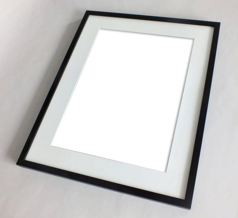 queence Wanddecoratie Kimmy HD premium posterdruk incl. houten lijst (1 stuk)