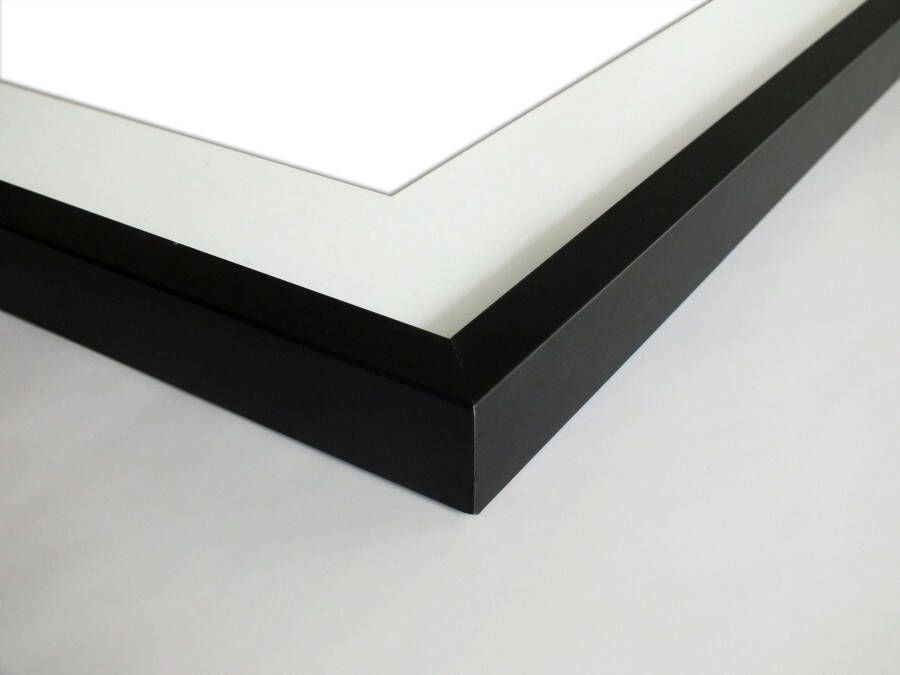 queence Wanddecoratie Kimmy HD premium posterdruk incl. houten lijst (1 stuk)