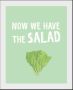 Queence Wanddecoratie NOW WE HAVE THE SALAD (1 stuk) - Thumbnail 2