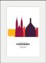 Queence Wanddecoratie Nuremberg Color Splash (1 stuk) - Thumbnail 2