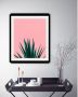 Queence Wanddecoratie Plant HD premium posterdruk incl. houten lijst - Thumbnail 2