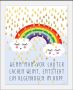 Queence Wanddecoratie Regenboog in het hoofd (1 stuk) - Thumbnail 2