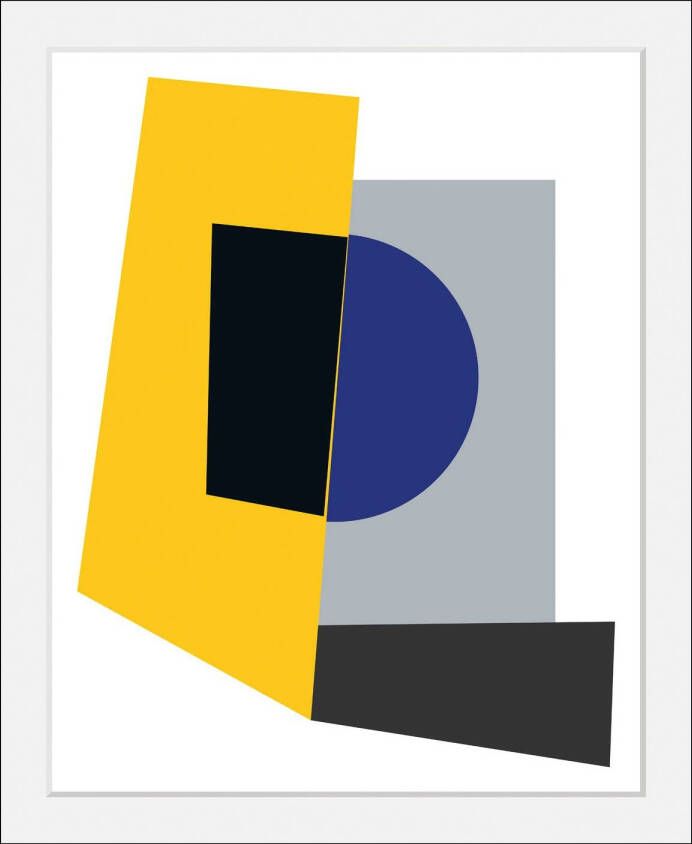 queence Wanddecoratie Sergey HD premium posterdruk incl. houten lijst (1 stuk)
