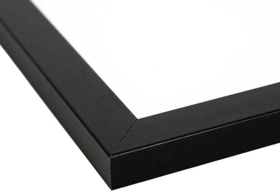 queence Wanddecoratie Sigrid HD premium posterdruk incl. houten lijst (1 stuk)