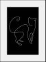 Queence Wanddecoratie Simba HD premium posterdruk incl. houten lijst (1 stuk) - Thumbnail 2