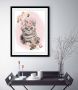 Queence Wanddecoratie Simbah HD premium posterdruk incl. houten lijst (1 stuk) - Thumbnail 2