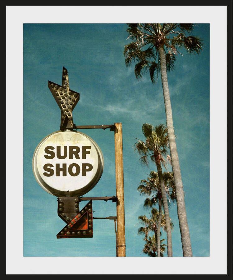 queence Wanddecoratie Surf Shop (1 stuk)