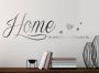Queence Wandfolie Home ist where your heart is. 120 x 30 cm - Thumbnail 2