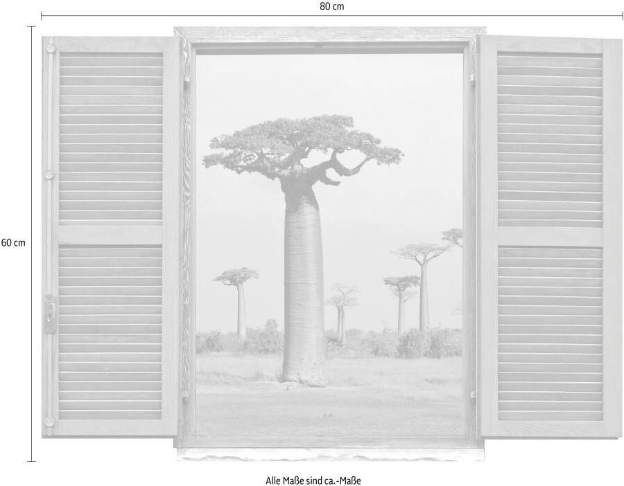 queence Wandfolie Afrikaanse bomen (1 stuk)