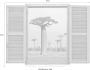 Queence Wandfolie Afrikaanse bomen (1 stuk) - Thumbnail 3