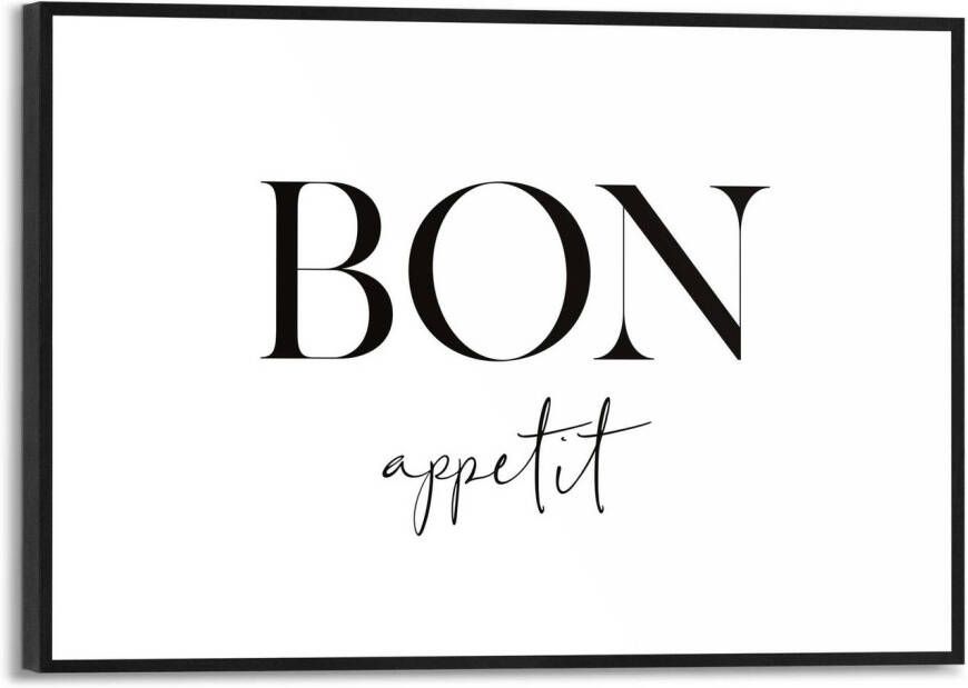 Reinders! Artprint met lijst Bon appétit