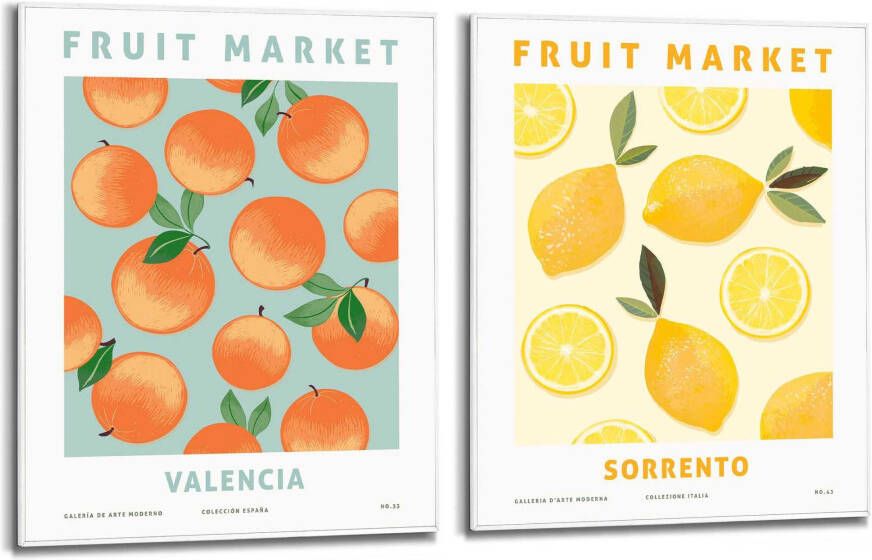 Reinders! Artprint met lijst Fruit Lovers