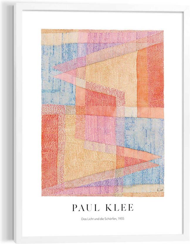 Reinders! Artprint met lijst Paul Klee Triangles