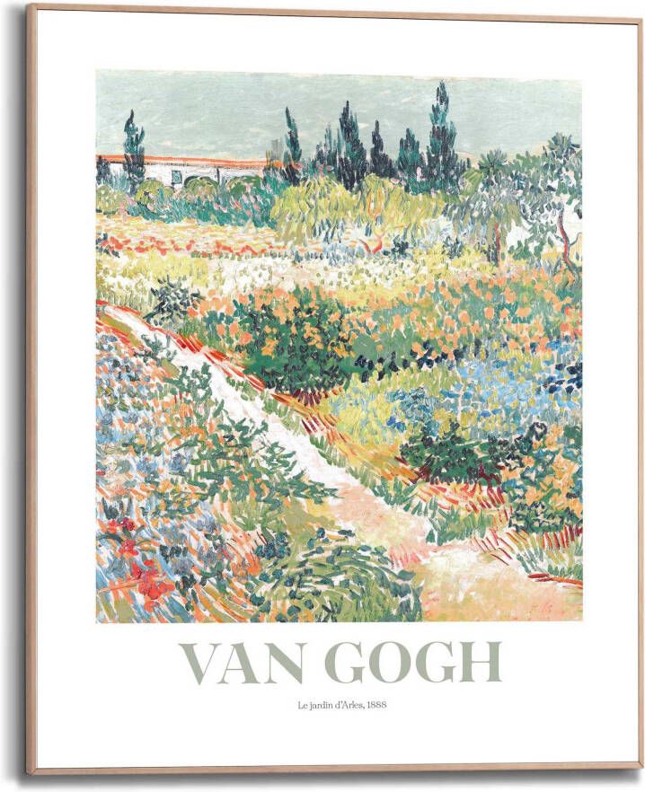 Reinders! Artprint met lijst Van Gogh riverbank in springtime