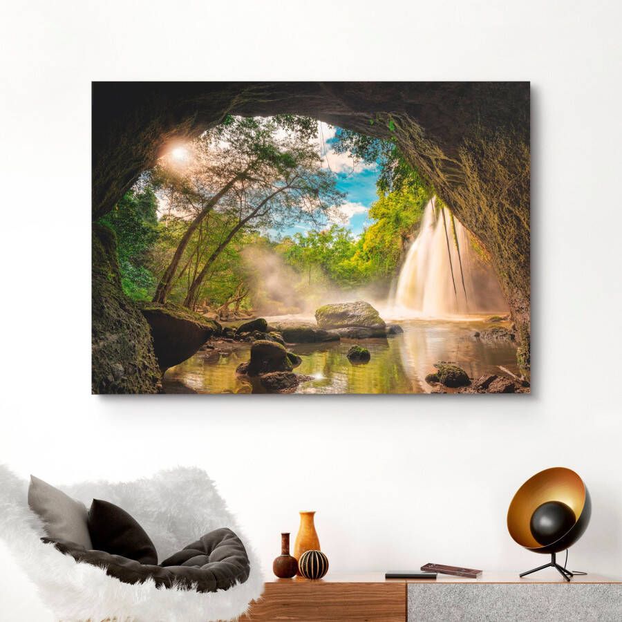 Reinders! Artprint op hout Cave View