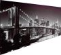 Reinders! Artprint op hout Decoratief paneel 52x156 New York brooklyn bridge - Thumbnail 3