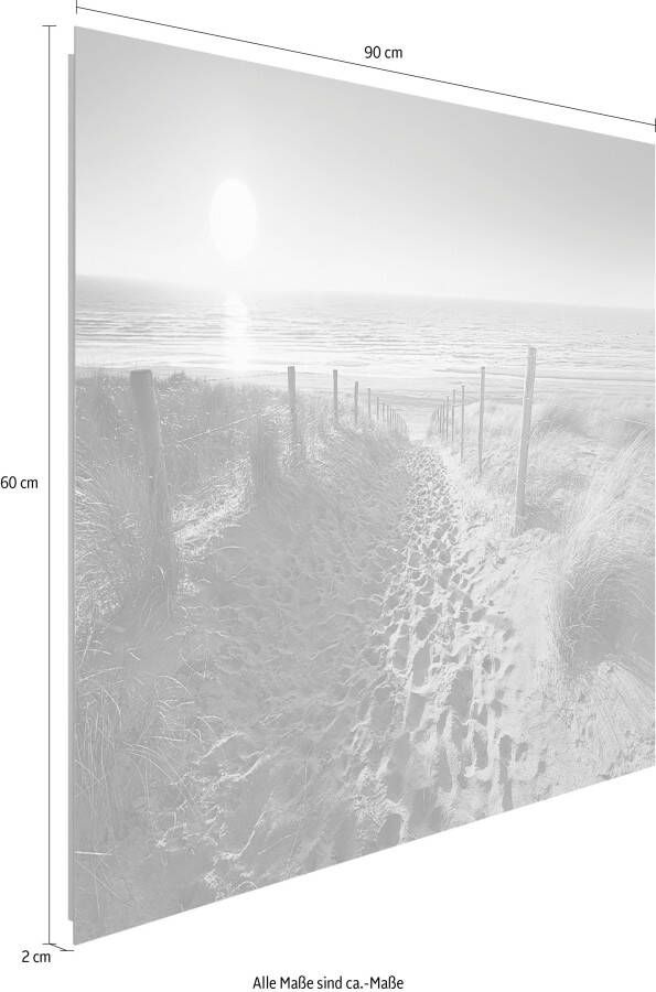 Reinders! Artprint op hout Decoratief paneel 60x90 Dune Path