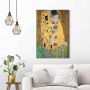 Reinders! Artprint op hout Decoratief paneel 60x90 Gustav Klimt the kiss - Thumbnail 2