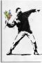 Reinders! Decoratief paneel Banksy flower bomber - Thumbnail 2