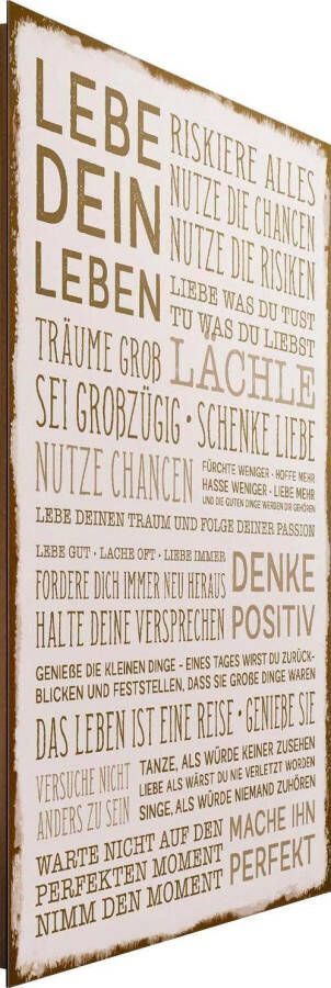 Reinders! Decoratief paneel Denk positief