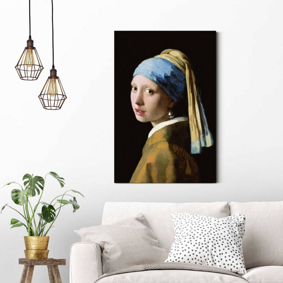 Reinders! Decoratief paneel J.Vermeer-meisje met de parel