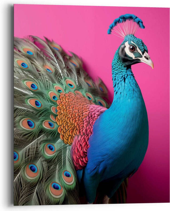 Reinders! Decoratief paneel Pink peacock