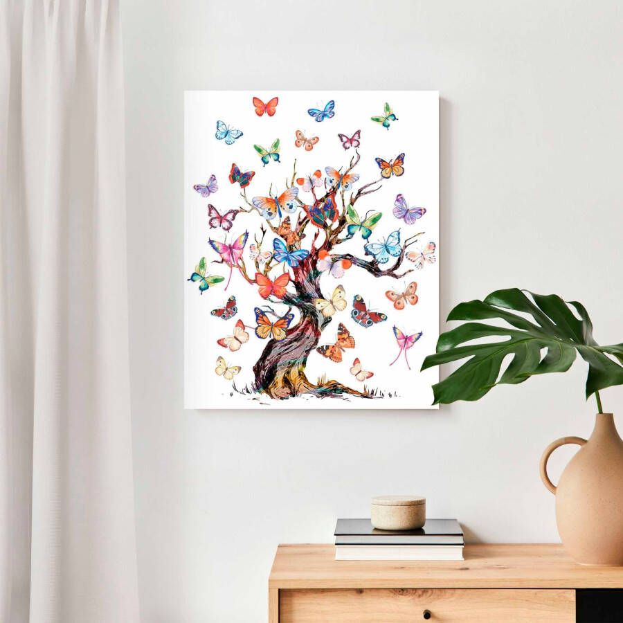Reinders! Decoratief paneel Schmetterling Baum