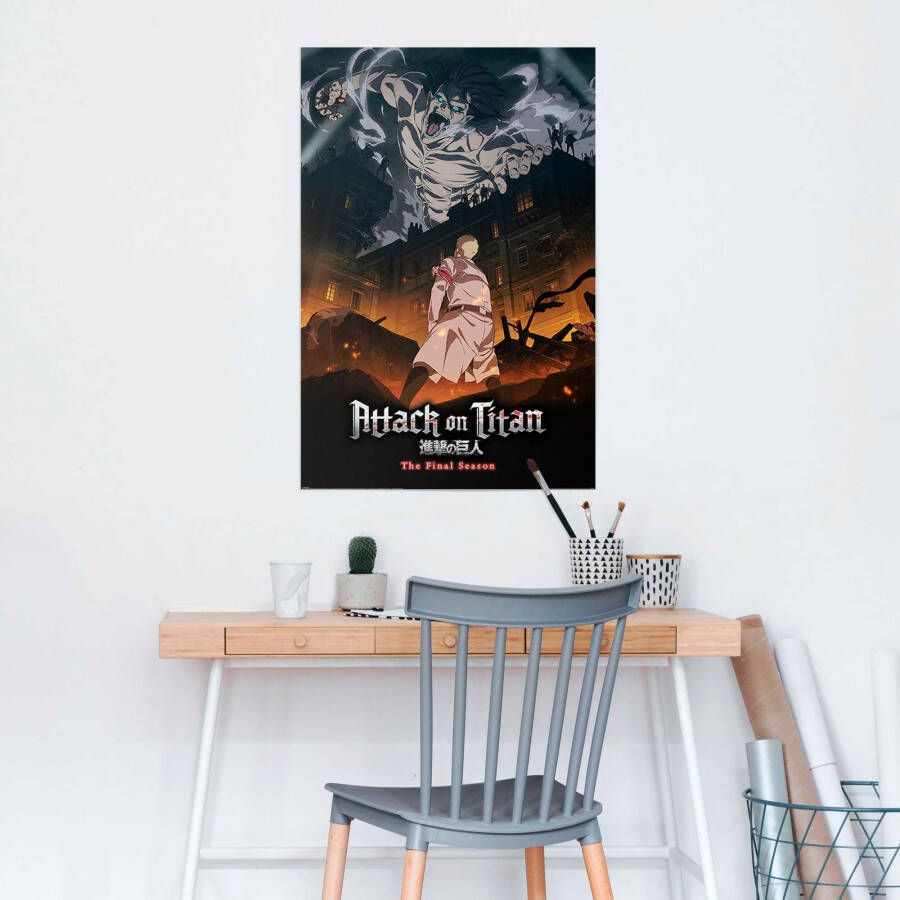 Reinders! Poster Attack on Titan S4 eren onslaught