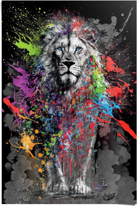 Reinders! Poster Coloured Lion