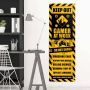 Reinders! Poster Gaming Caution - Thumbnail 2