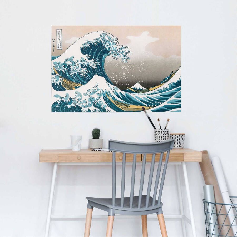 Reinders! Poster Große Welle Hokusai