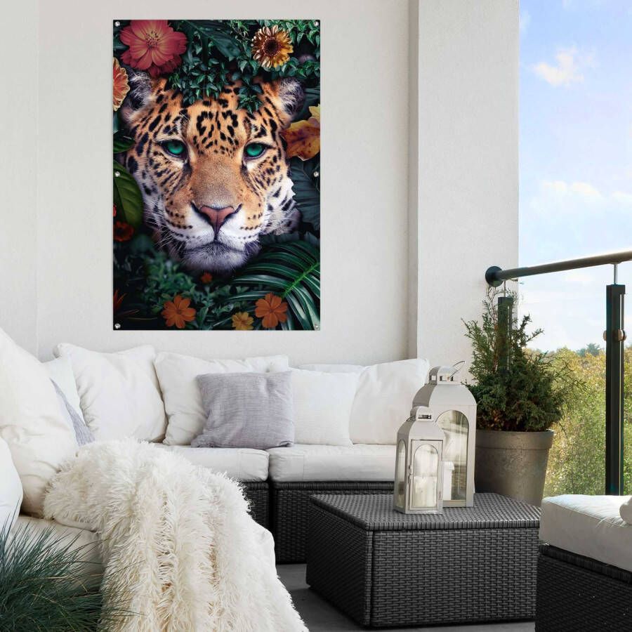 Reinders! Poster Leopard lichte en waterdichte tuinposter voor buiten