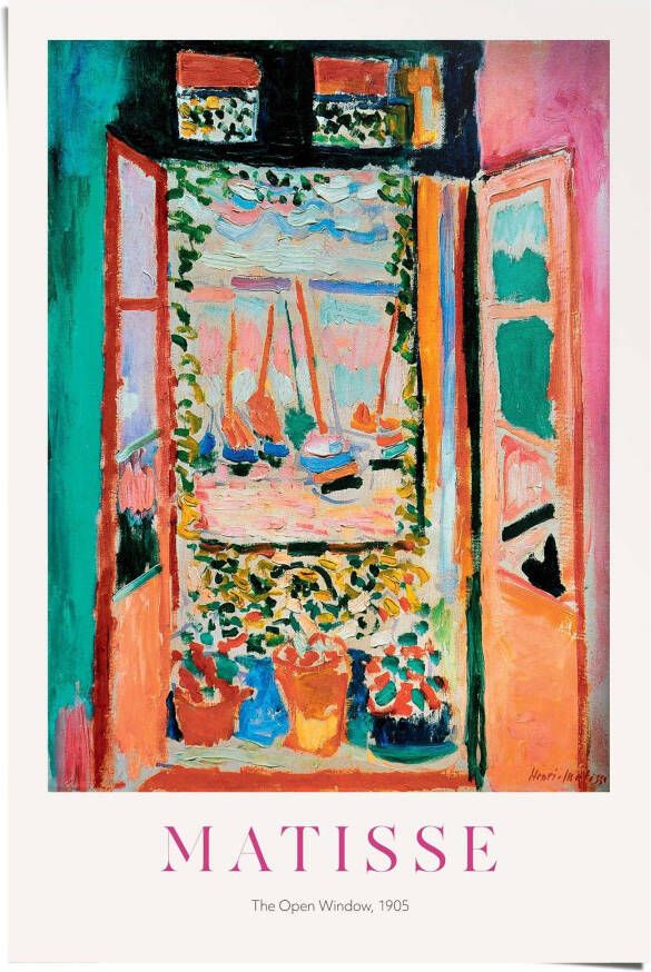 Reinders! Poster Matisse window