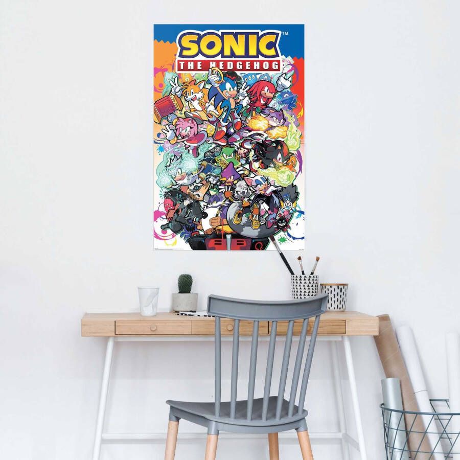 Reinders! Poster Sonic The Hedgehog sonic comic characters